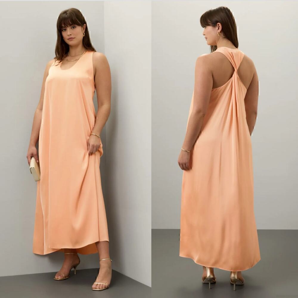 30. Rosetta Getty Maxi Dress Womens 12 Soft Girl Ballet Swiftie‎ Quiet Luxury